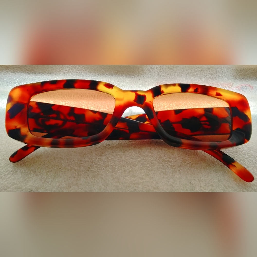 Gucci Big GG Logo Leopard Sunglasses